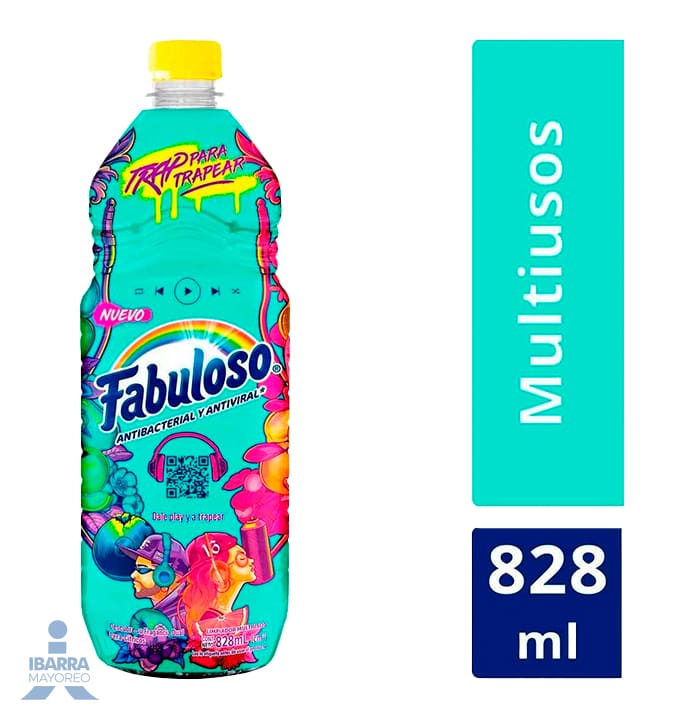 Limpiador Fabuloso Trap Pera Cítricos 828 ml