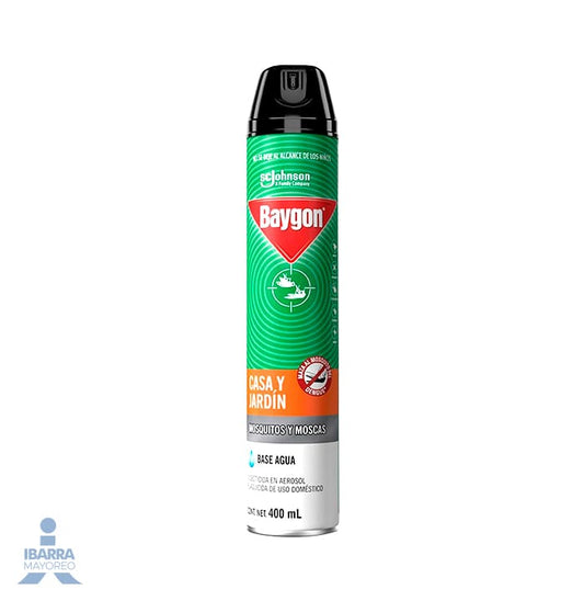 Insecticida Baygon Casa y Jardín Aerosol 400 ml