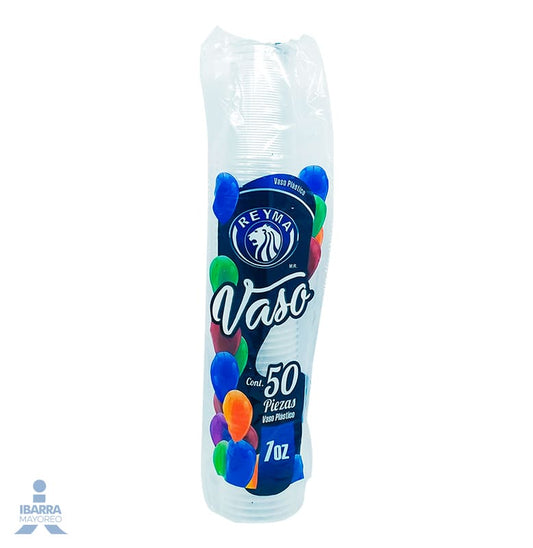 Vaso Plástico Reyma no. 7 50 pzas.
