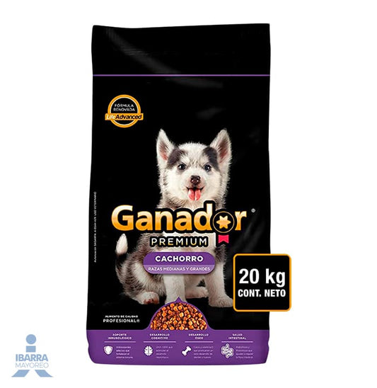 Alimento Ganador Premium Cachorro 20 kg