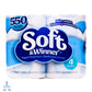 Papel Higiénico Soft & Winner 550 hojas 4 rollos