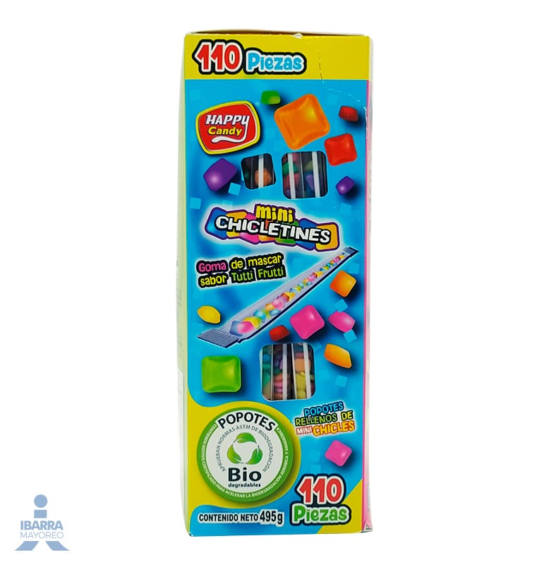 Goma de Mascar Las Delicias Chicletines Mini 110 pzas.