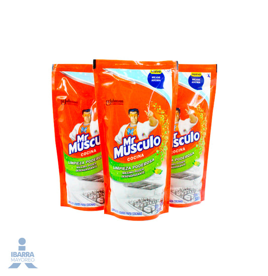 Limpiador Mr. Músculo Cocina Total Limón Doy Pack 500 ml