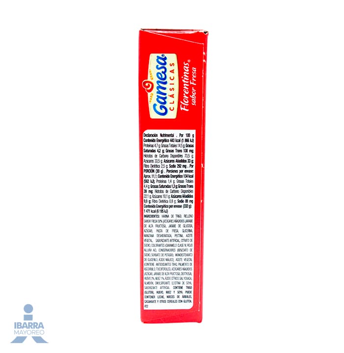Galletas Gamesa Florentinas Fresa 332 g