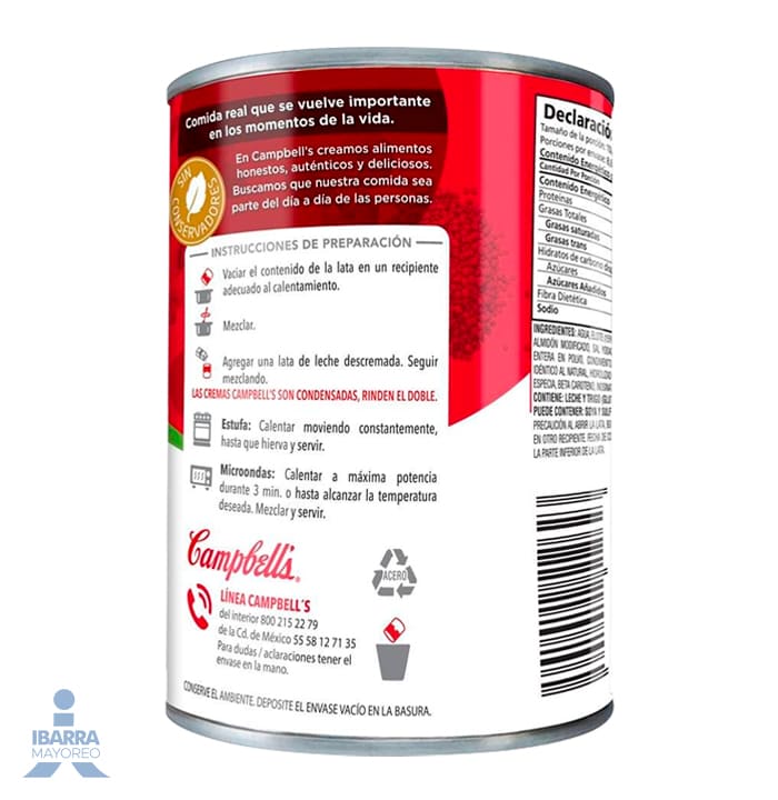 Sopa Campbells Crema Elote 430 g