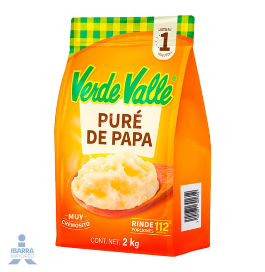 Puré de Papa Verde Valle 2 kg