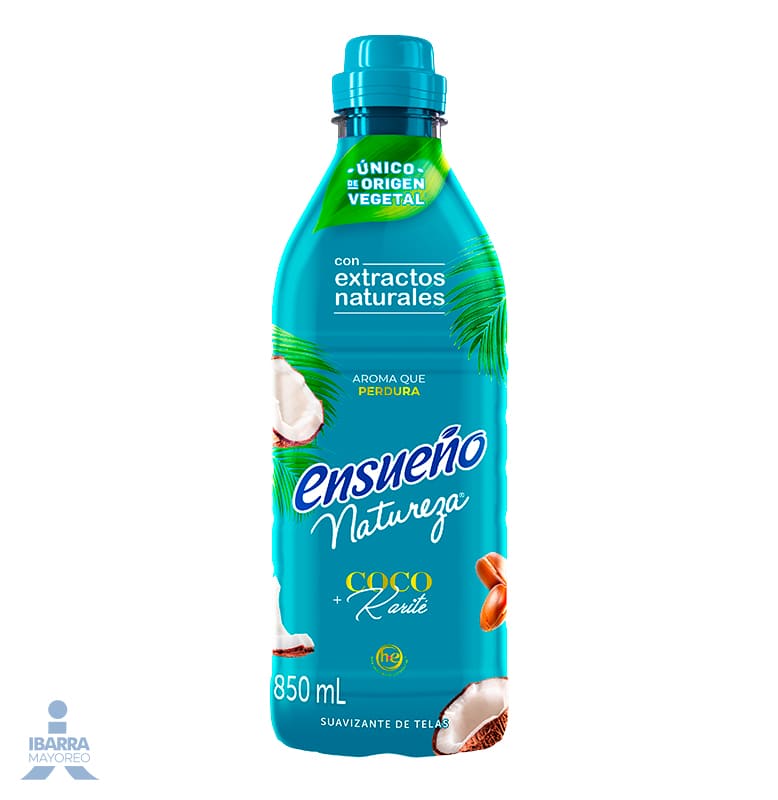 Suavizante Ensueño Natureza Coco Karité 850 ml
