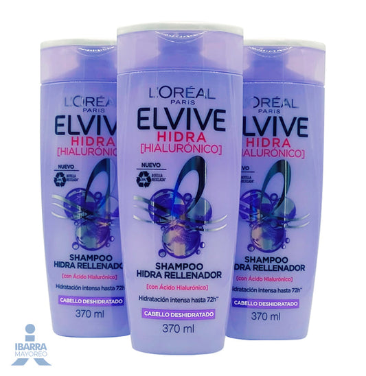 Shampoo Loreal Elvive Hidra Hialurónico 370 ml