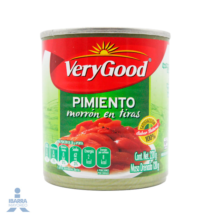 Pimiento Morrón Tiras Very Good 220 g