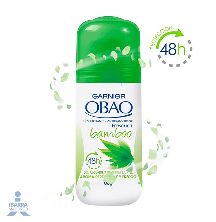 Desodorante Obao Mujer Frescura Bamboo Roll On 65 g