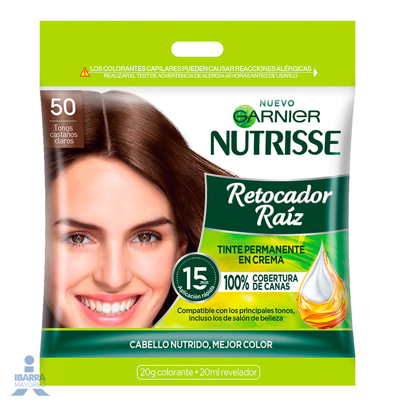 Retocador de Raíz Nutrisse Castaños Claros No. 5.0