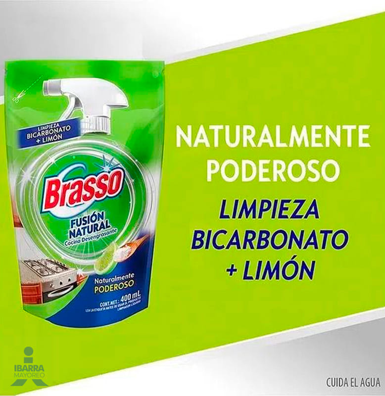 Limpiador Brasso Fusión Natural Doy Pack 400 ml