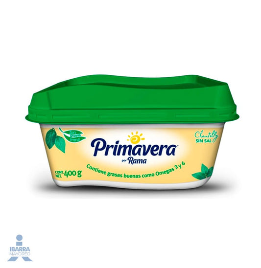Margarina Chantilly sin Sal 400 g