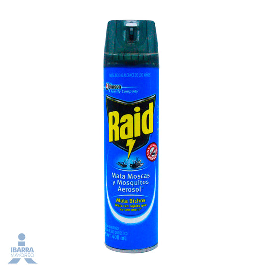 Insecticida Raid Mata Bichos Aerosol 400 ml
