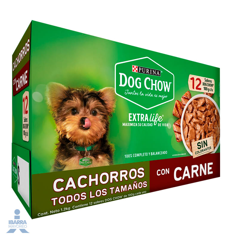 Alimento Purina Dog Chow Cachorro Carne 100 g