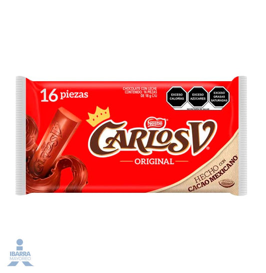 Chocolate con Leche Carlos V 16/18 g