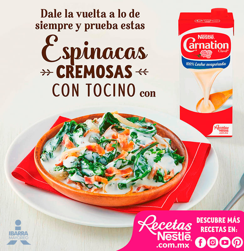 Leche evaporada Nestlé Carnation Clavel Original brick 720 g