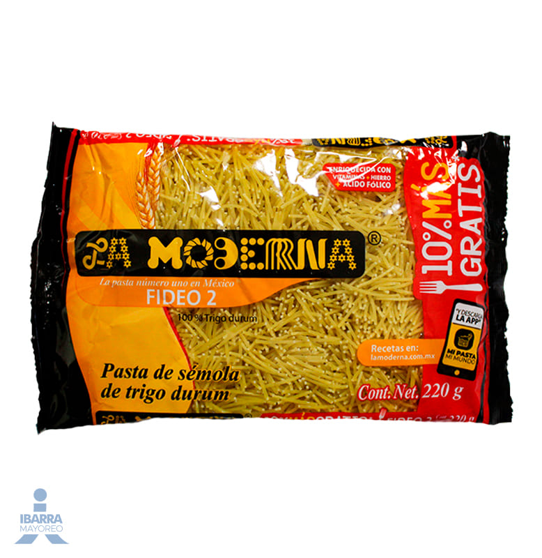 Pasta La Moderna Fideo no. 2 VA 200 g + 10% gratis