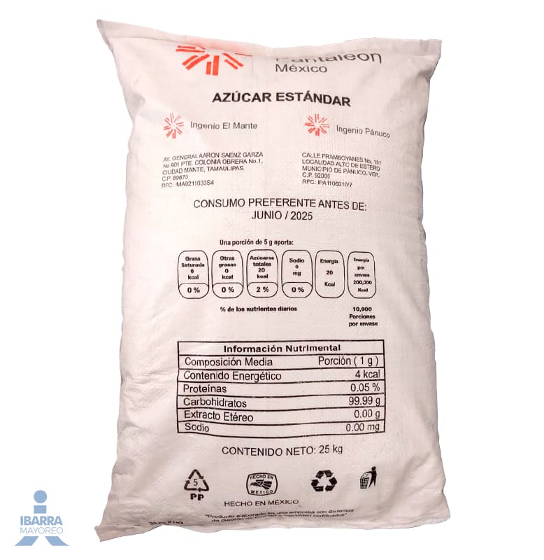 Azúcar Standard 25 kg
