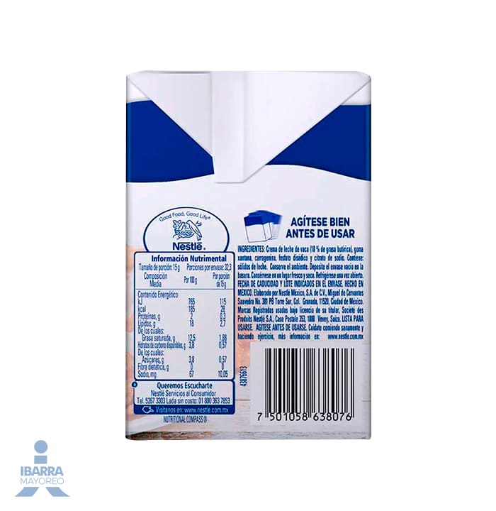 Media Crema Nestlé 500 ml