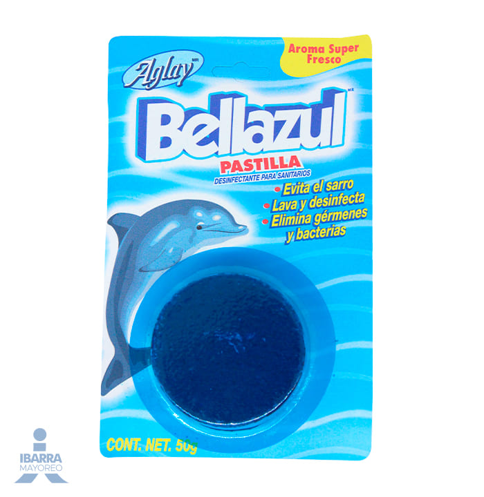 Pastilla Sanitaria Bella Azul 50 g
