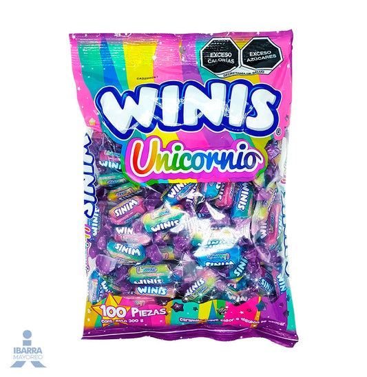 Dulce Winis Unicornio 100 pzas.