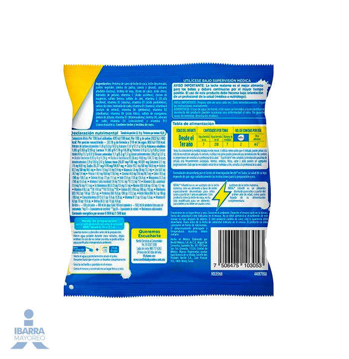 Leche Nidal Infantil Bolsa 330 g
