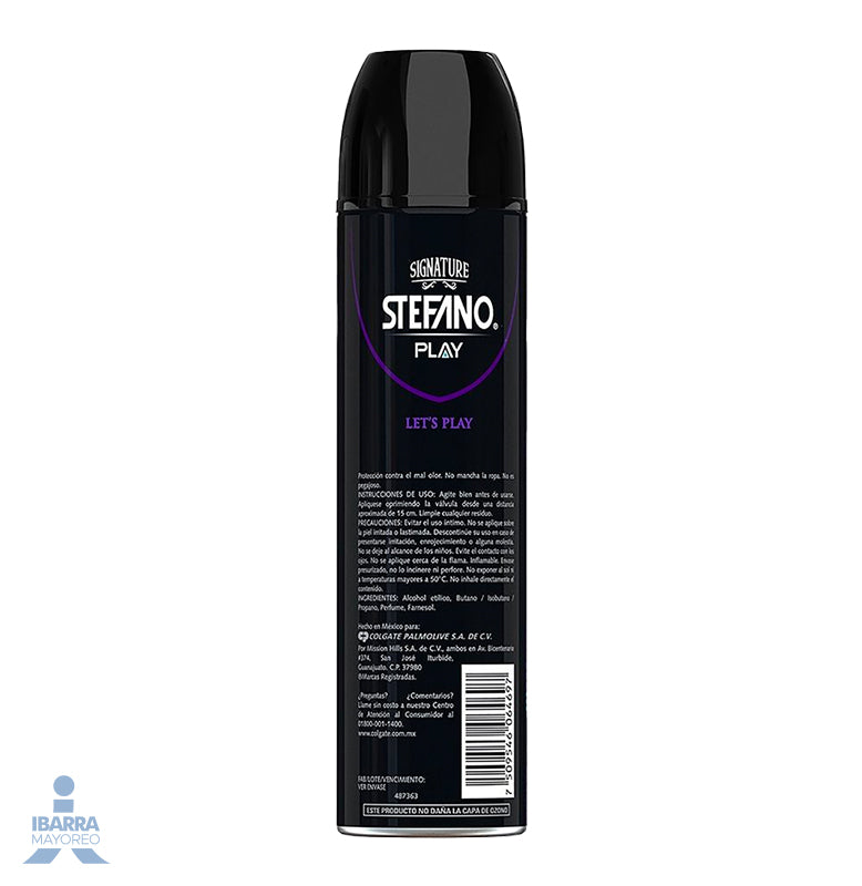 Desodorante Stefano Play Aerosol 113 g
