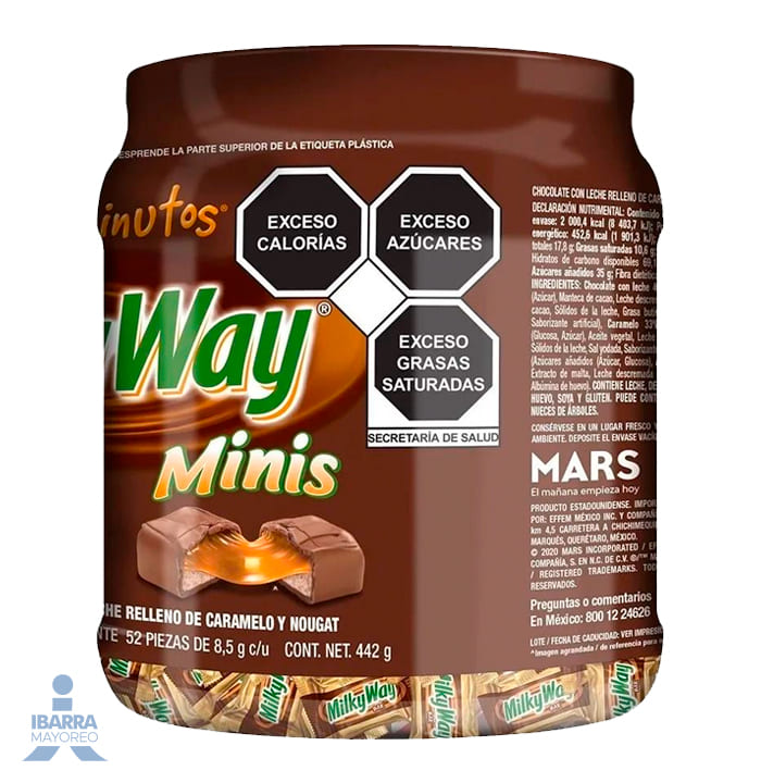 Chocolate Milky Way Vitrolero 52/9 g