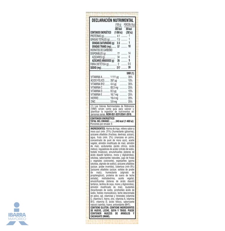 Barra de Trigo Kelloggs Special K Crisp Mora Azul 90 g