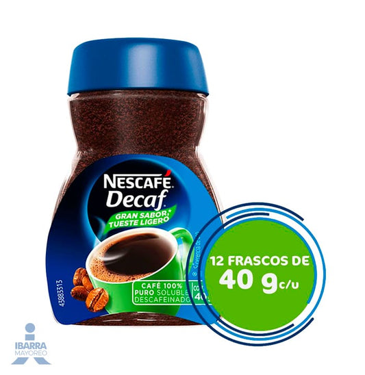 Café soluble descafeinado Nescafé Decaf 40 g