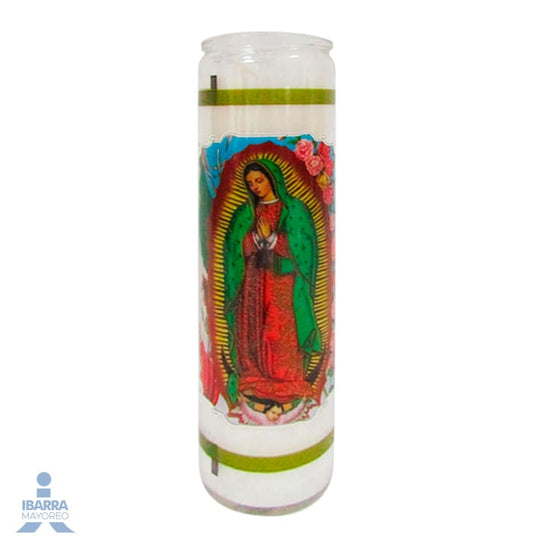 Veladora Aluza T Virgen de Guadalupe Plus