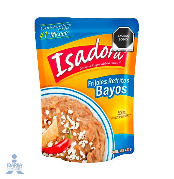 Frijol Bayo Refrito Isadora 430 g