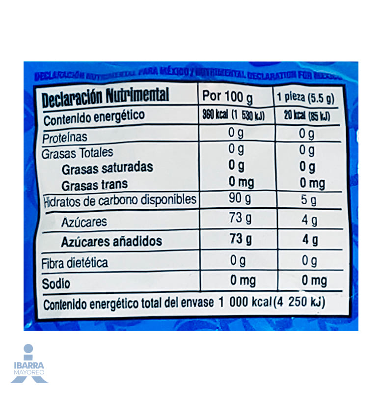 Goma de Mascar Totito Frutas 50 pzas