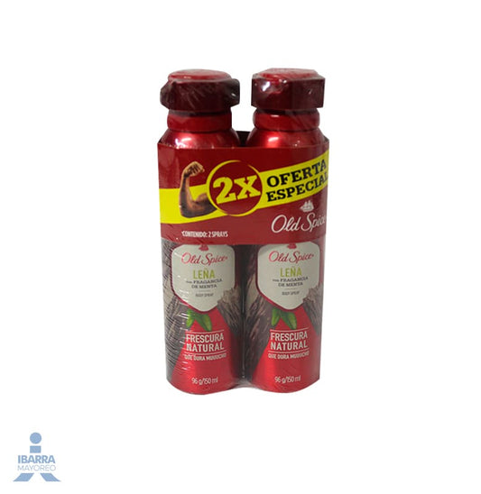 Desodorante Old Spice Leña spray 2 / 96 g