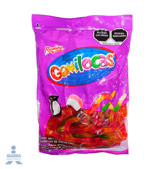 Gomitas Ricolino Gusano Bicolor 1 kg