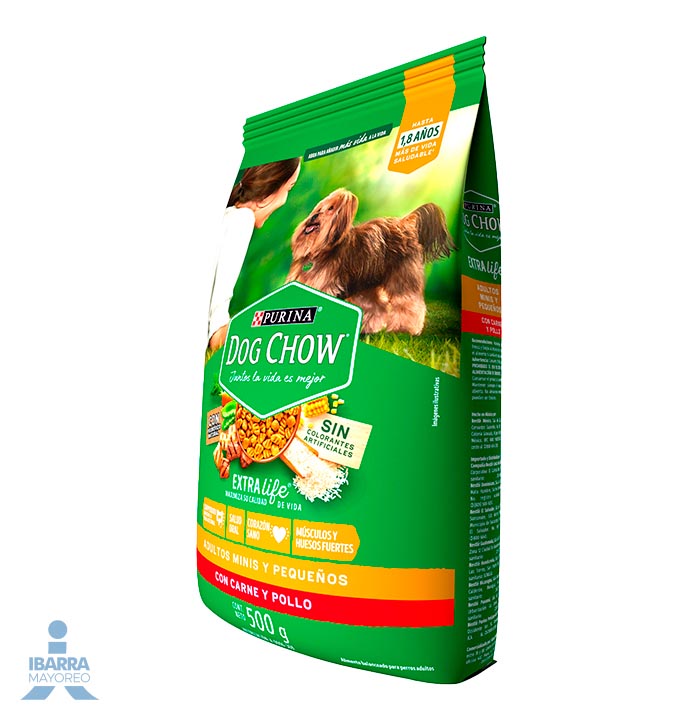 Dog Chow alimento seco perros adultos minis y pequeños 500 g