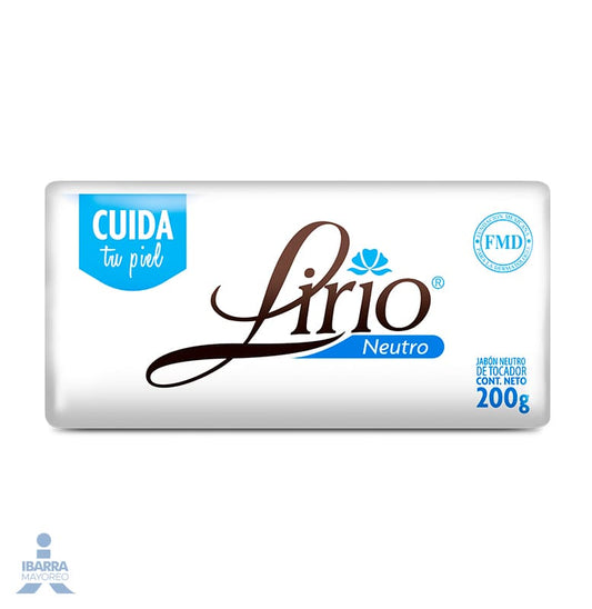 Jabón de tocador Lirio Neutro 200 g