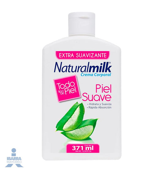 Crema Naturalmilk Piel Suave 371 ml