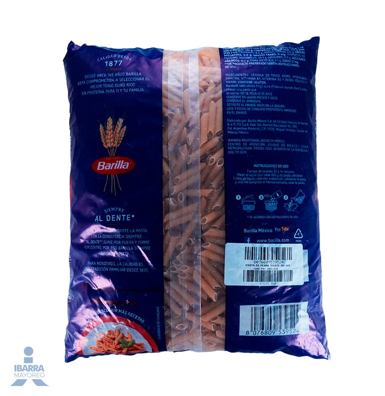 Pasta Barilla Penne Rigate 4 kg