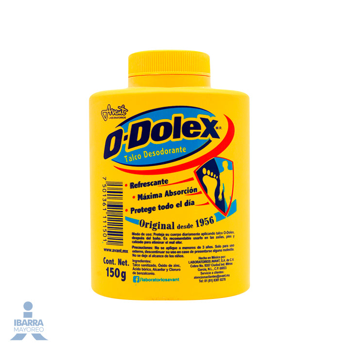 Talco Odolex Amarillo 150 g