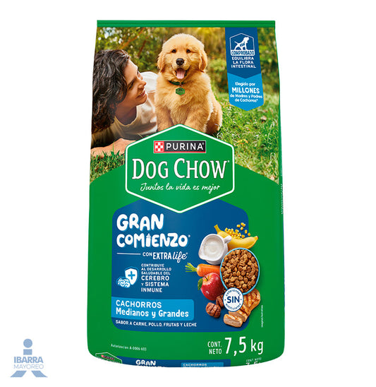 Dog Chow alimento seco cachorros medianos y grandes 7.5 kg