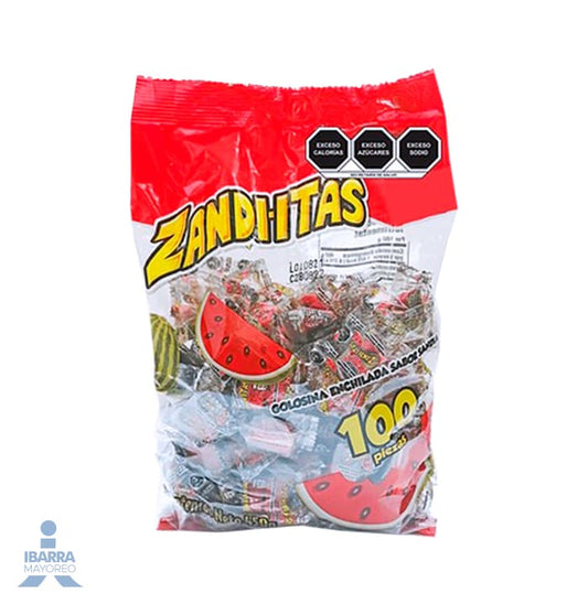 Dulce Zandiitas Chamoy 100 pzas.
