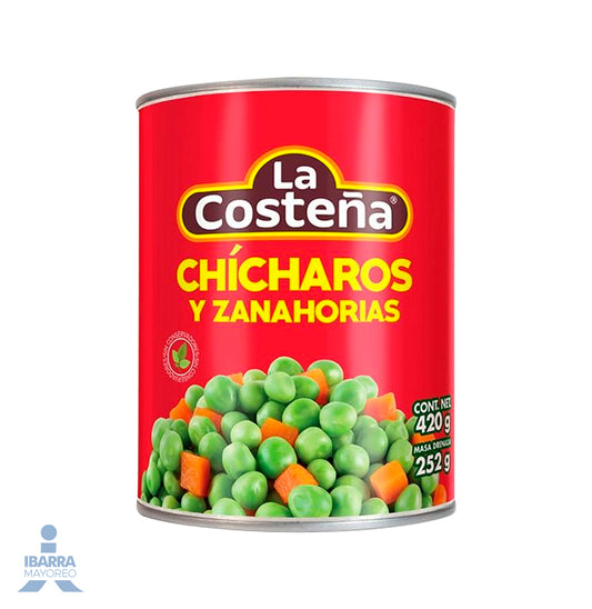 Chícharos y Zanahoria La Costeña 420 g