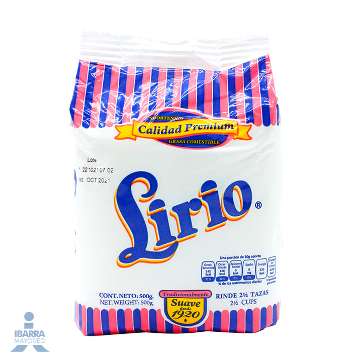 Manteca Lirio 500 g