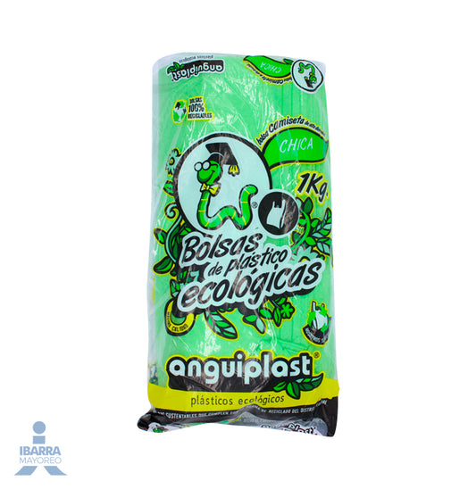 Bolsa Camiseta Ecológica Anguiplast Chica 1 kg
