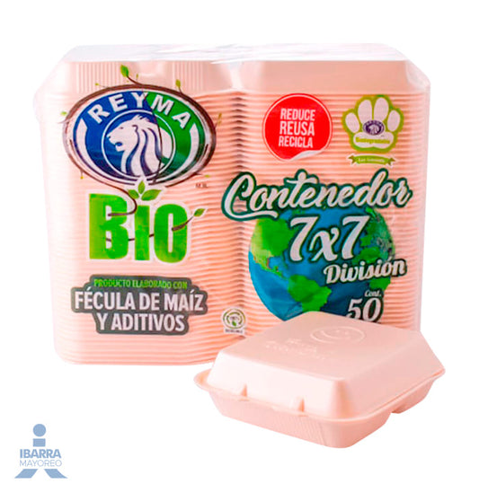 Contenedor Térmico Reyma Bio 7 x 7 División 50 pzas.