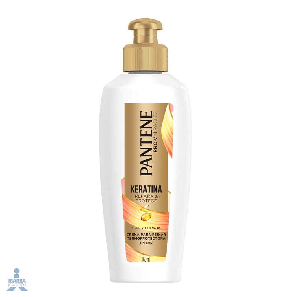 Crema Para Peinar Pantene Keratina 160 ml