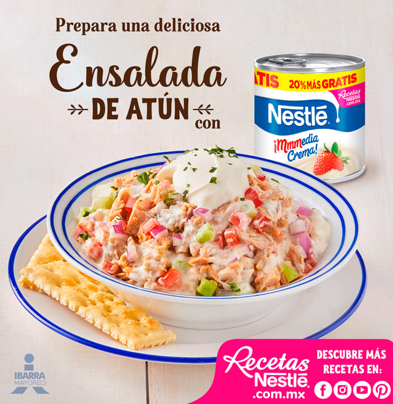 Media Crema Nestlé 225 g GRATIS 20%