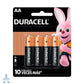 Batería Duracell AA 4 pzas.